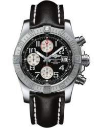 Breitling Avenger II  Automatic Men's Watch, Stainless Steel, Black Dial, A1338111.BC33.436X