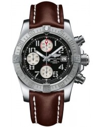 Breitling Avenger II  Automatic Men's Watch, Stainless Steel, Black Dial, A1338111.BC33.438X