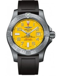 Breitling Avenger II Seawolf  Automatic Men's Watch, Stainless Steel, Yellow Dial, A1733110.I519.134S