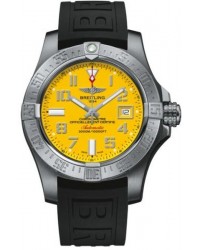 Breitling Avenger II Seawolf  Automatic Men's Watch, Stainless Steel, Yellow Dial, A1733110.I519.152S
