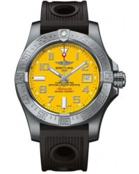 Breitling Avenger II Seawolf  Automatic Men's Watch, Stainless Steel, Yellow Dial, A1733110.I519.200S