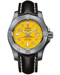 Breitling Avenger II Seawolf  Automatic Men's Watch, Stainless Steel, Yellow Dial, A1733110.I519.435X