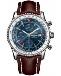 Breitling Navitimer World  Automatic Men's Watch, Stainless Steel, Blue Dial, A2432212.C651.444X
