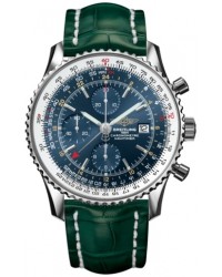 Breitling Navitimer World  Automatic Men's Watch, Stainless Steel, Blue Dial, A2432212.C651.752P