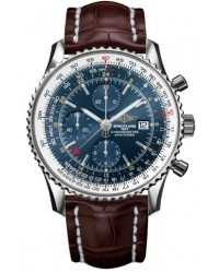 Breitling Navitimer World  Automatic Men's Watch, Stainless Steel, Blue Dial, A2432212.C651.757P