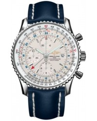 Breitling Navitimer World  Automatic Men's Watch, Stainless Steel, White Dial, A2432212.G571.101X