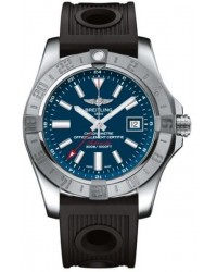 Breitling Avenger II GMT  Automatic Men's Watch, Stainless Steel, Blue Dial, A3239011.C872.200S