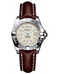 Breitling Galactic 32  Quartz Women's Watch, Stainless Steel, Silver Dial, A71356L2.G702.410X