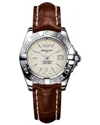 Breitling Galactic 32  Quartz Women's Watch, Stainless Steel, Silver Dial, A71356L2.G702.779P