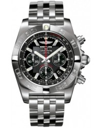 Breitling Chronomat 44  Automatic Men's Watch, Stainless Steel, Black Dial, AB011010.BB08.377A