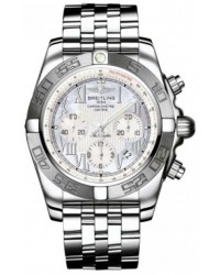 Breitling Chronomat 44  Automatic Men's Watch, Stainless Steel, Mother Of Pearl Dial, AB011011.A691.375A