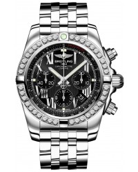 Breitling Chronomat 44  Chronograph Automatic Men's Watch, Stainless Steel, Black Dial, AB011053.B956.375A