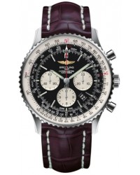 Breitling Navitimer 01  Automatic Men's Watch, Stainless Steel, Black Dial, AB012721.BD09.750P