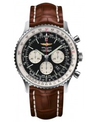 Breitling Navitimer 01  Automatic Men's Watch, Stainless Steel, Black Dial, AB012721.BD09.755P