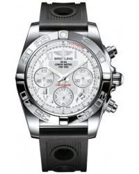 Breitling Chronomat 41  Automatic Men's Watch, Stainless Steel, White Dial, AB014012.A747.202S