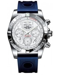 Breitling Chronomat 41  Automatic Men's Watch, Stainless Steel, White Dial, AB014012.A747.203S