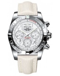 Breitling Chronomat 41  Automatic Men's Watch, Stainless Steel, White Dial, AB014012.A747.237X