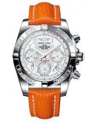 Breitling Chronomat 41  Automatic Men's Watch, Stainless Steel, White Dial, AB014012.A747.250X