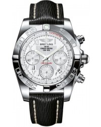 Breitling Chronomat 41  Automatic Men's Watch, Stainless Steel, White Dial, AB014012.A747.258X