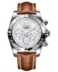 Breitling Chronomat 41  Automatic Men's Watch, Stainless Steel, White Dial, AB014012.A747.723P