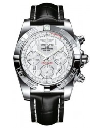 Breitling Chronomat 41  Automatic Men's Watch, Stainless Steel, White Dial, AB014012.A747.728P