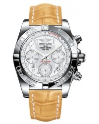 Breitling Chronomat 41  Automatic Men's Watch, Stainless Steel, White Dial, AB014012.A747.730P