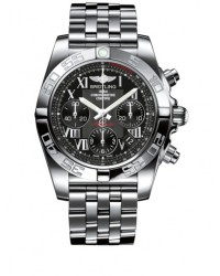 Breitling Chronomat 41  Chronograph Automatic Men's Watch, Stainless Steel, Black Dial, AB014012.BC04.378A