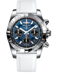 Breitling Chronomat 41  Automatic Men's Watch, Stainless Steel, Blue Dial, AB014012.C830.147S