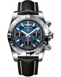 Breitling Chronomat 41  Automatic Men's Watch, Stainless Steel, Blue Dial, AB014012.C830.218X