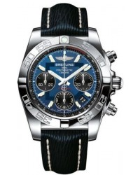Breitling Chronomat 41  Automatic Men's Watch, Stainless Steel, Blue Dial, AB014012.C830.260X