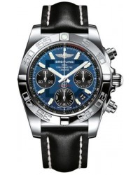 Breitling Chronomat 41  Automatic Men's Watch, Stainless Steel, Blue Dial, AB014012.C830.428X