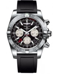 Breitling Chronomat 44 GMT  Automatic Men's Watch, Stainless Steel, Black Dial, AB042011.BB56.131S