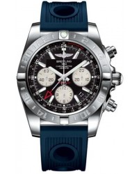 Breitling Chronomat 44 GMT  Automatic Men's Watch, Stainless Steel, Black Dial, AB042011.BB56.211S