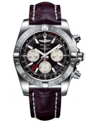 Breitling Chronomat 44 GMT  Automatic Men's Watch, Stainless Steel, Black Dial, AB042011.BB56.735P
