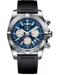 Breitling Chronomat 44 GMT  Automatic Men's Watch, Stainless Steel, Blue Dial, AB042011.C851.131S