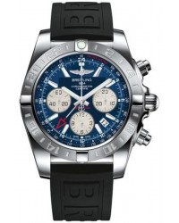 Breitling Chronomat 44 GMT  Automatic Men's Watch, Stainless Steel, Blue Dial, AB042011.C851.153S