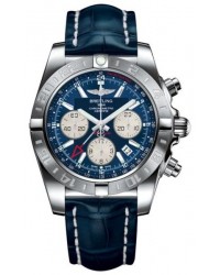 Breitling Chronomat 44 GMT  Automatic Men's Watch, Stainless Steel, Blue Dial, AB042011.C851.731P