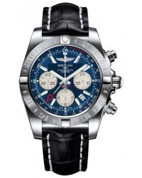 Breitling Chronomat 44 GMT  Automatic Men's Watch, Stainless Steel, Blue Dial, AB042011.C851.743P