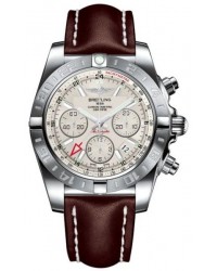 Breitling Chronomat 44 GMT  Automatic Men's Watch, Stainless Steel, Silver Dial, AB042011.G745.438X