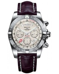 Breitling Chronomat 44 GMT  Automatic Men's Watch, Stainless Steel, Silver Dial, AB042011.G745.736P