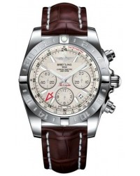 Breitling Chronomat 44 GMT  Automatic Men's Watch, Stainless Steel, Silver Dial, AB042011.G745.740P