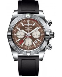 Breitling Chronomat 44 GMT  Automatic Men's Watch, Stainless Steel, Brown Dial, AB042011.Q589.134S