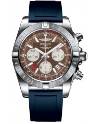 Breitling Chronomat 44 GMT  Automatic Men's Watch, Stainless Steel, Brown Dial, AB042011.Q589.143S