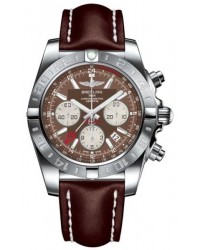 Breitling Chronomat 44 GMT  Automatic Men's Watch, Stainless Steel, Brown Dial, AB042011.Q589.438X