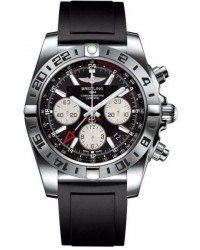 Breitling Chronomat 44 GMT  Automatic Men's Watch, Stainless Steel, Black Dial, AB0420B9.BB56.131S