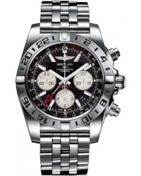Breitling Chronomat 44 GMT  Automatic Men's Watch, Stainless Steel, Black Dial, AB0420B9.BB56.375A