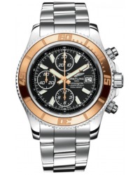 Breitling Superocean  Automatic Men's Watch, Steel & 18K Rose Gold, Black Dial, C1334112.BA84.134S