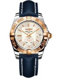Breitling Galactic 36 Automatic  Automatic Unisex Watch, Stainless Steel & Rose Gold, Silver Dial, C3733012.G714.199X