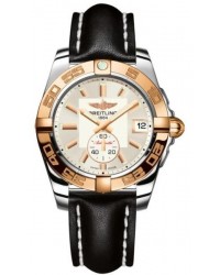 Breitling Galactic 36 Automatic  Automatic Unisex Watch, Stainless Steel & Rose Gold, Silver Dial, C3733012.G714.415X