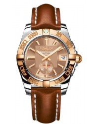 Breitling Galactic 36 Automatic  Automatic Unisex Watch, Stainless Steel & Rose Gold, Bronze Dial, C3733012.Q584.412X